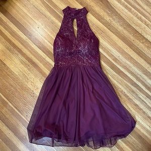 Speechless Maroon Homecoming Dress Size 1